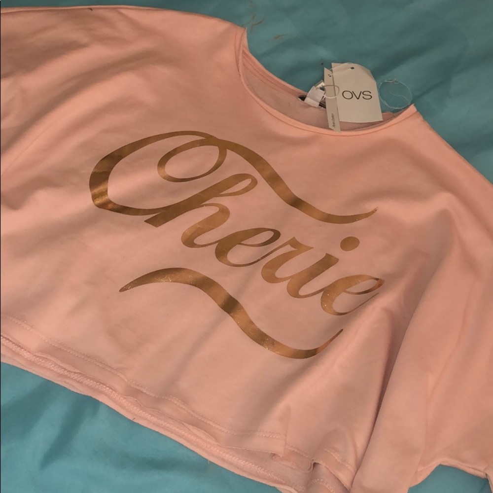 OVS Cherrie Cropped Short Sleeve